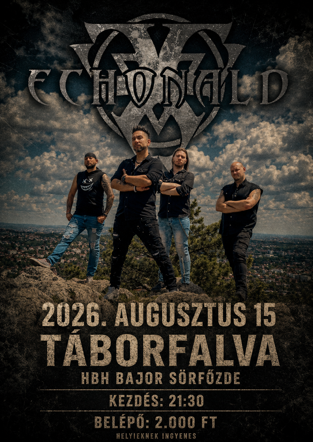 Echonald koncert plakát